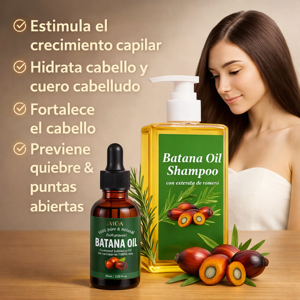 COMBO SHAMPO Y ACEITE DE BATANA