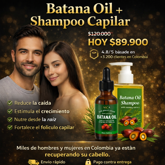 COMBO SHAMPO Y ACEITE DE BATANA